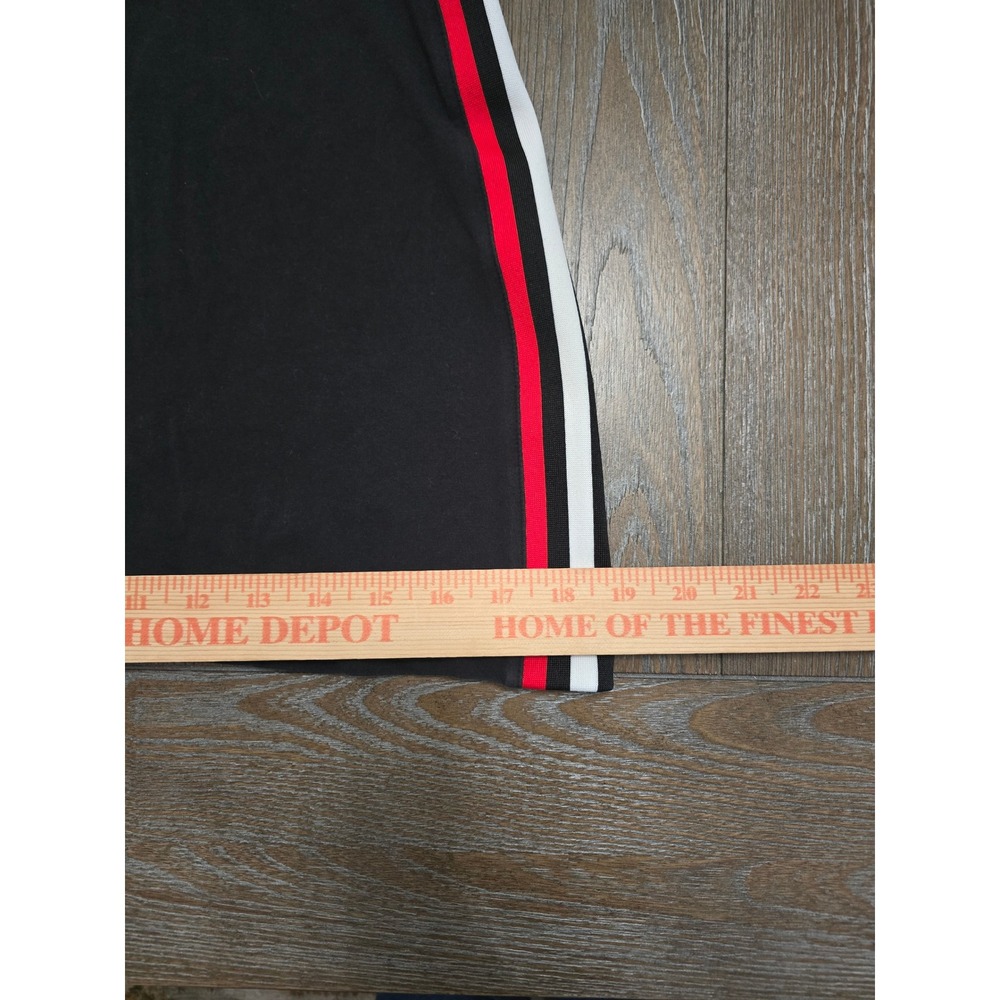 Adidas Originals Mock Neck Tricolor Trefoil Tank Dress US L Black - Picture 9 of 11